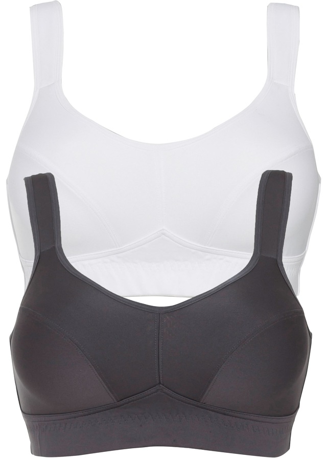 bonprix Sport-BH »Sport BH mit mittlerem Halt (2er Pack)«, 2 Stk. Sport BH mit mittlerem Halt (2er Pack)