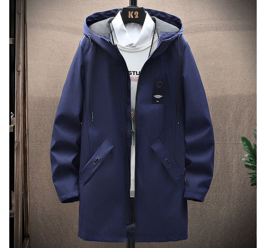 FORSETI - Trenchcoat met capuchon en ritssluiting