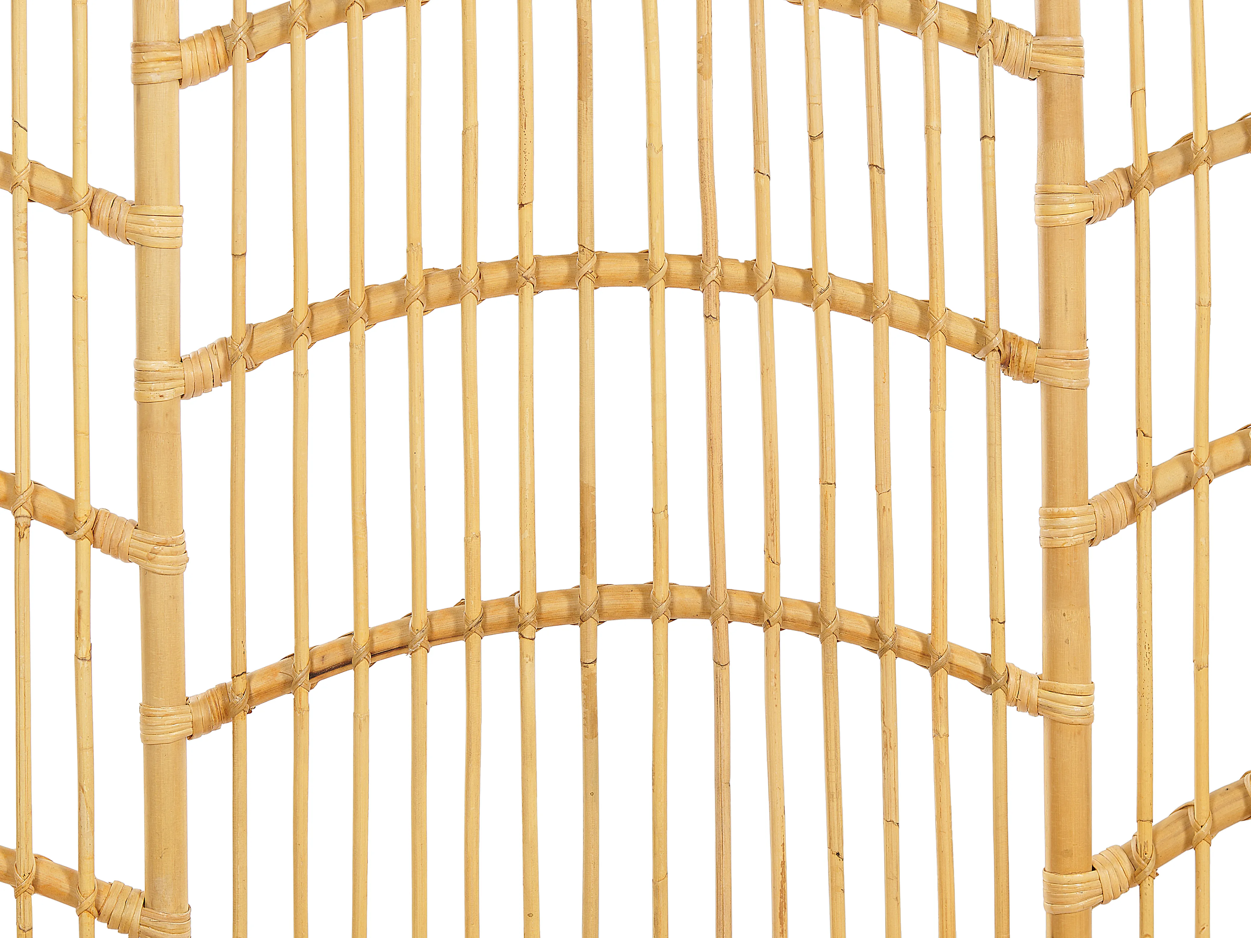Bed Rotan DOMEYROT 180 x 200 cm Lichtbruin