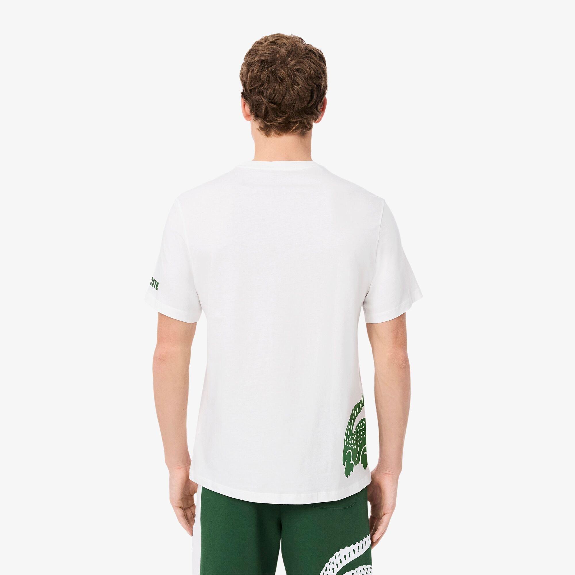 Lacoste Printed Cotton Lounge T Shirt