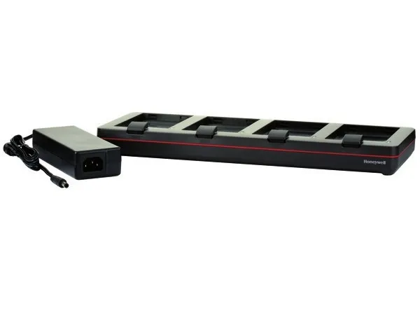 Honeywell Quad Battery Charger - Batterioplader - output-stikforbindelser: 4 - Europa - for Dolphin CT40