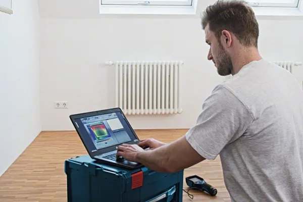 Bosch GTC 400 C Professional - Termisk og visuelt lyskamerakombo - kompakt - 0.0192 MP - Wireless LAN - SOLO
