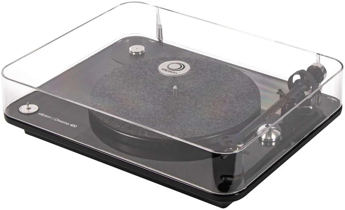 Elipson Chroma 400 Noir laqué Platines vinyle hi-fi