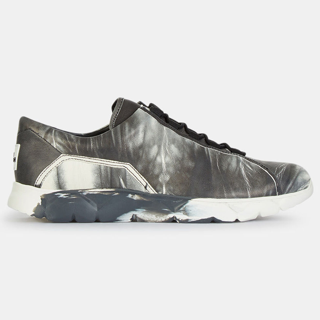 Le Flow Sneakers en Cuir Wave Lo Black Ocean noir/blanc