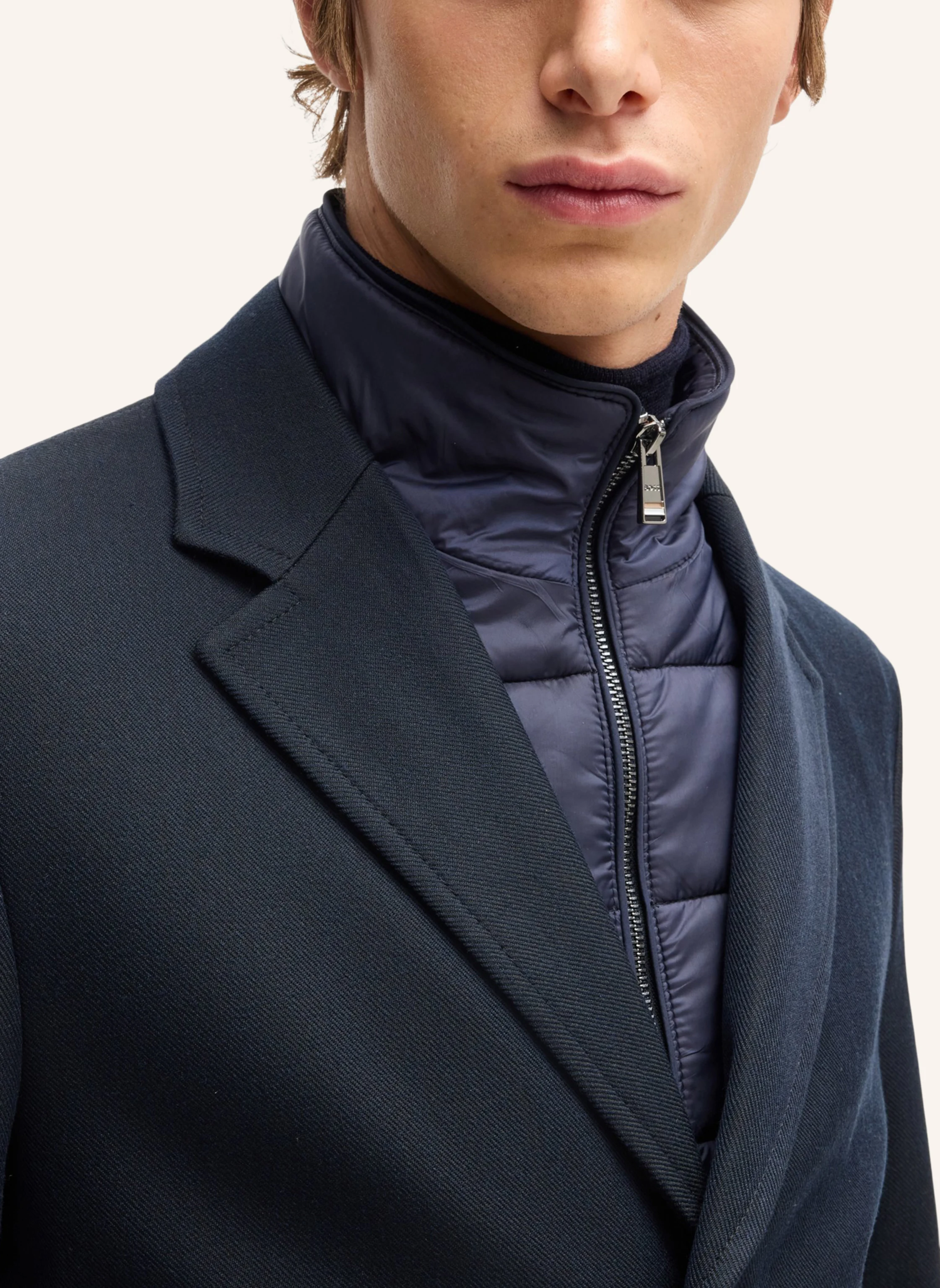 BOSS Klassischer Mantel H-HYDE-BIB-234 Slim Fit