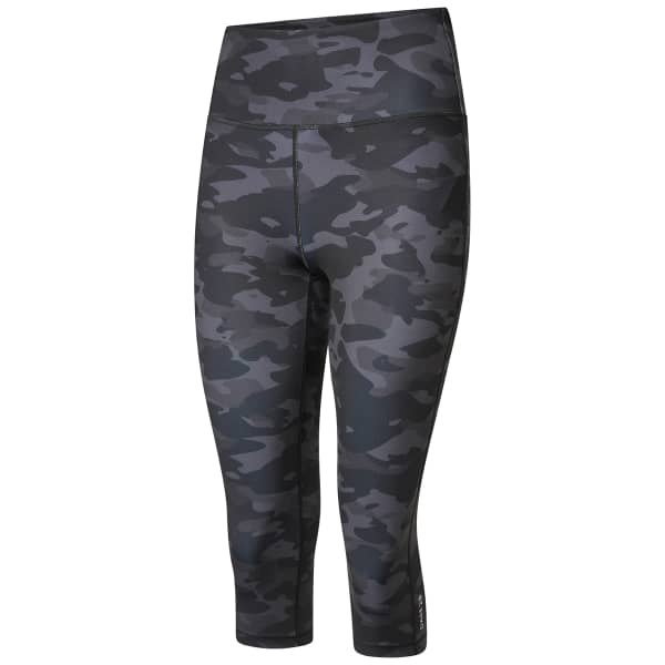 Collant running DARE 2B INFLUENTIAL 3/4 BLACK CAMO