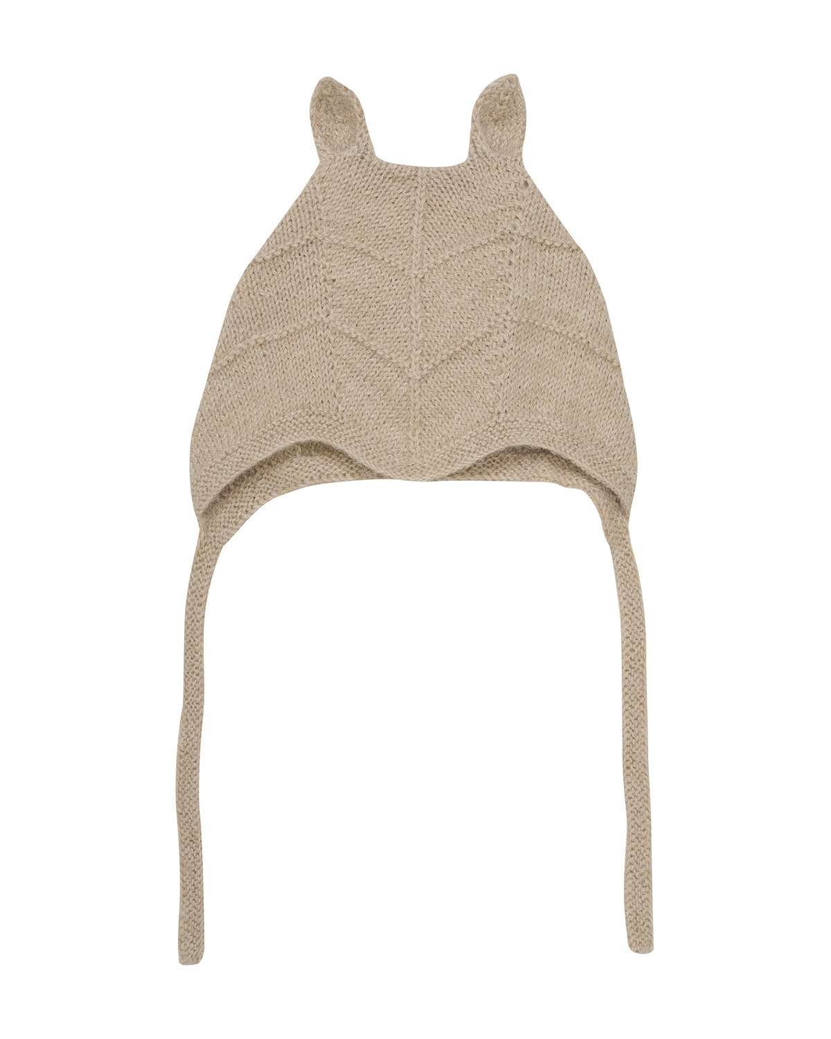 Babylue med ører – 100% Alpakka | Bonnet Ears Alpaca Wool Knit