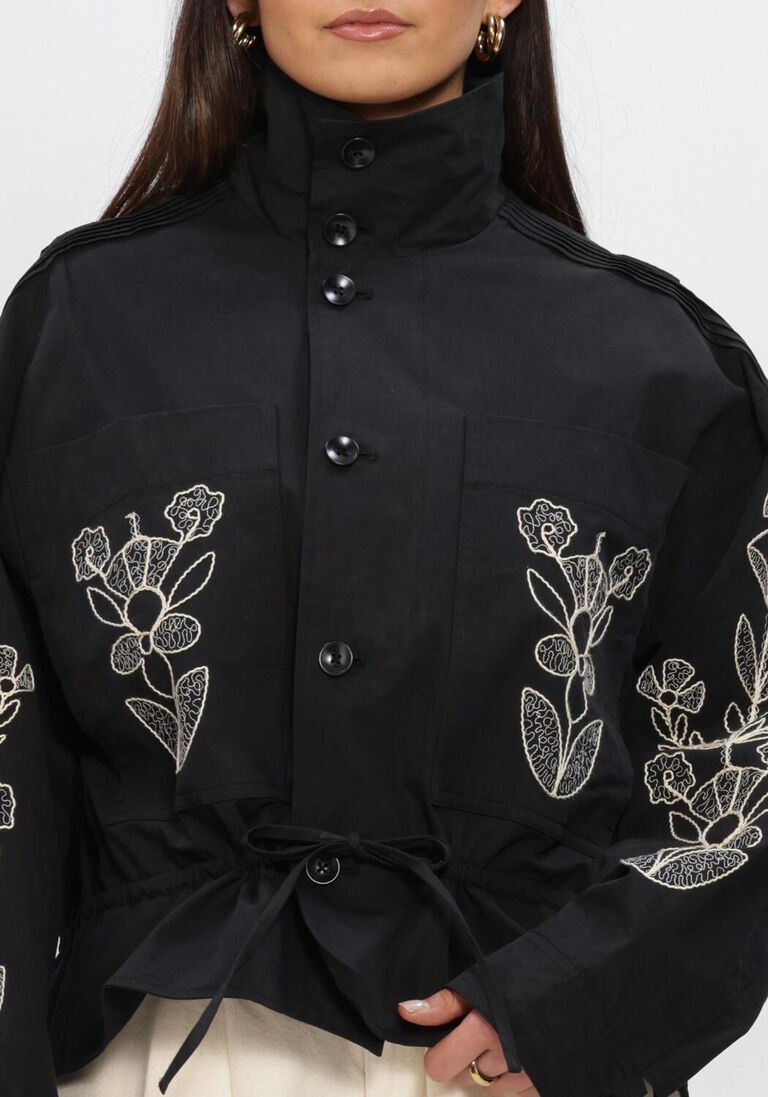 zwarte antik batik blazer maria jacket