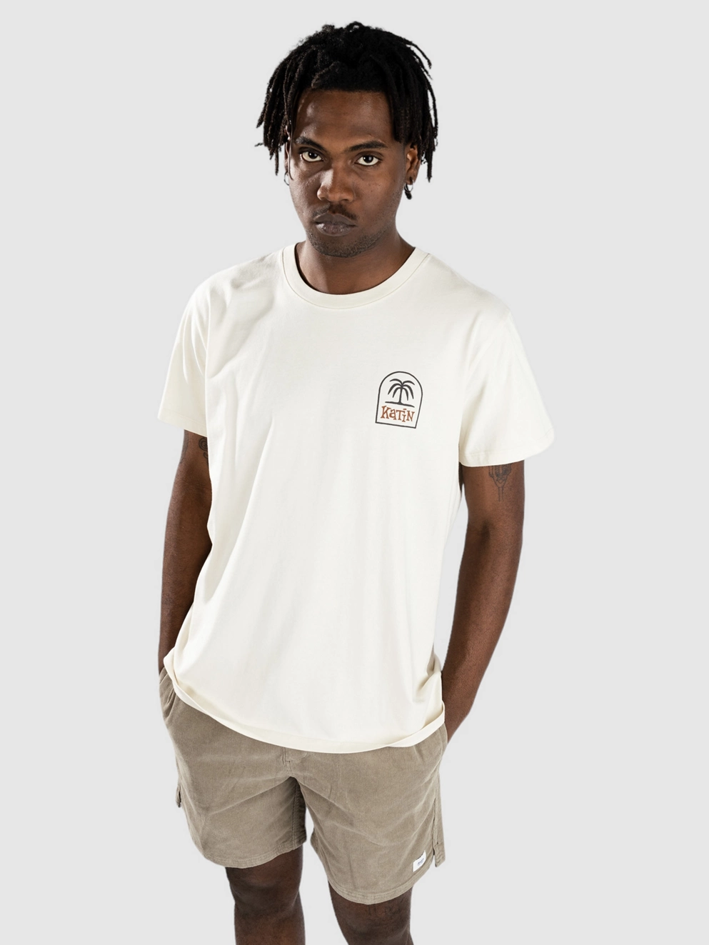 Katin USA K Palm T-Shirt vintage white