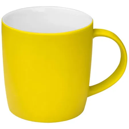 Macma Kaffeetasse aus Porzellan, 300 ml, gelb