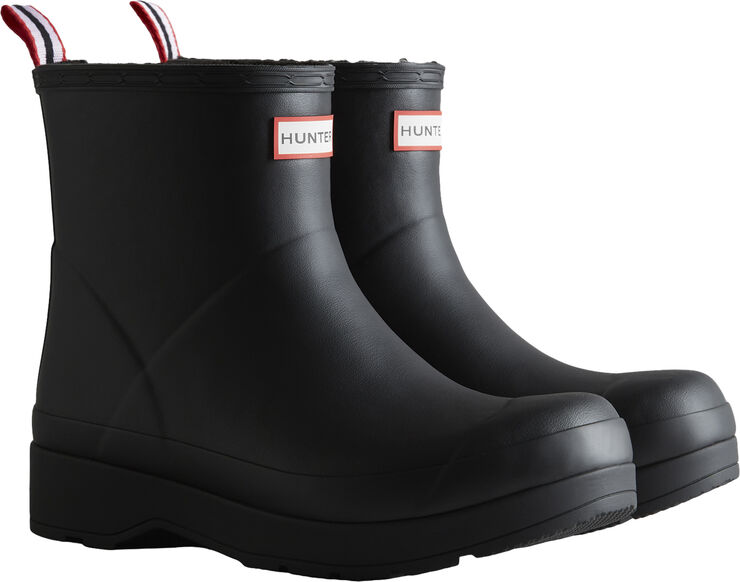 Hunter MENS PLAY SHORT INSULATED BOOT Black