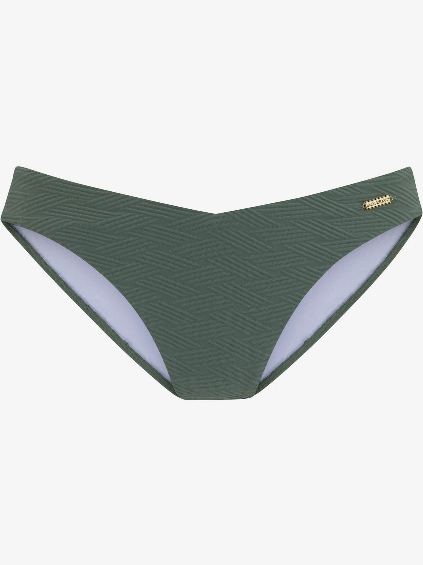 Bas de maillot de bain matière structurée aux couleurs tendances