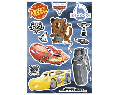 Muursticker Disney Cars 3 50 x 70 cm