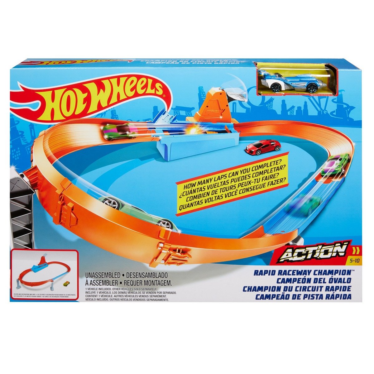 Piste des champions du circuit rapide Hot Wheels