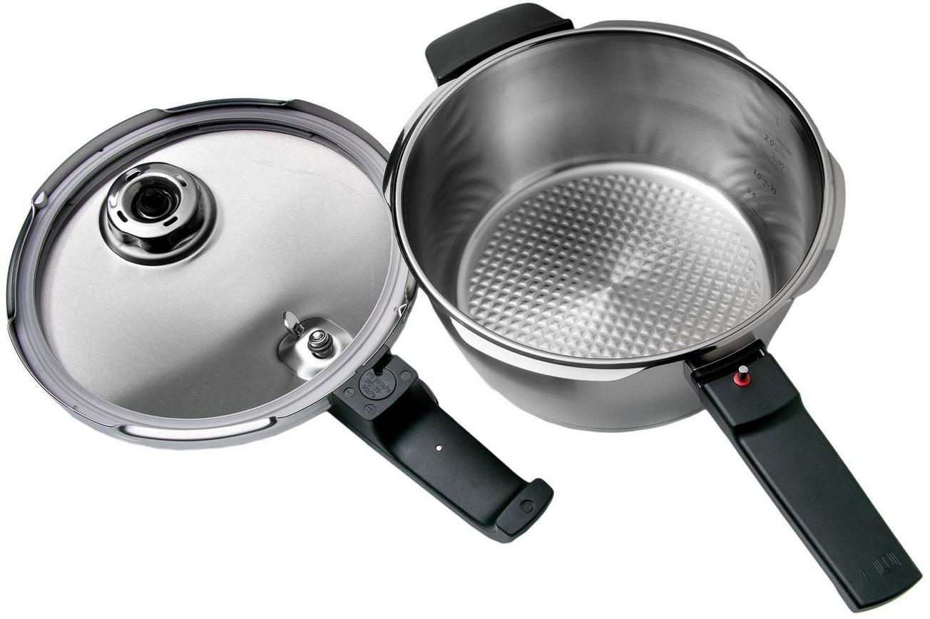 Fissler Vitavit Premium 622-412-03-070 snelkookpan 22 cm, 3,5L met stoominzet