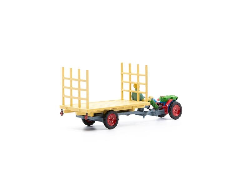ACE Rapid Special 1:87 Modell Lastwagen mit Anhänger und Figur