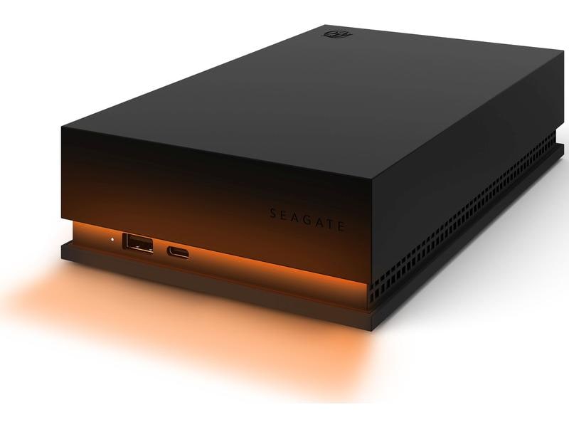 Seagate Externe Festplatte FireCuda Gaming Hub 8 TB Externe Speicherlösung mit RGB-LED-Beleuchtung