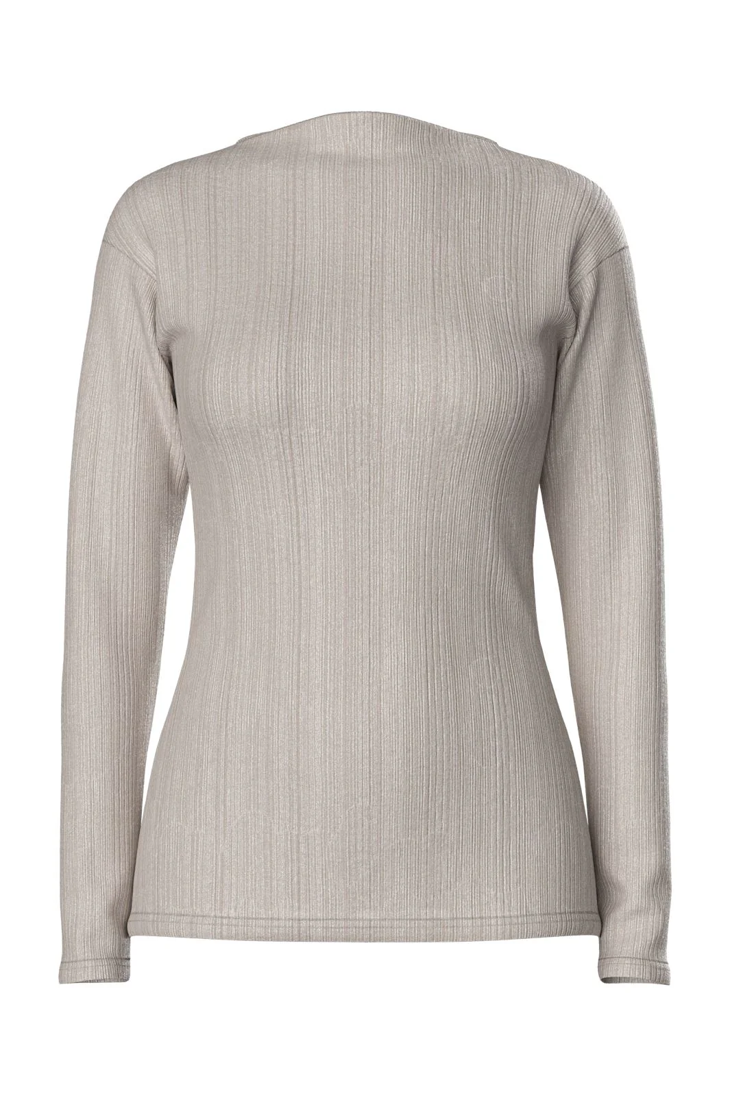 Pieces Pcdalilah Ls Boat Neck Top 4712936 silver gray