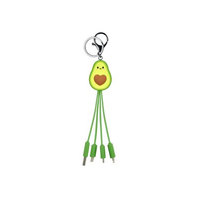 Legami Link Up - Câble adaptateur pour chargement - Lightning / USB - 8 cm - avocat