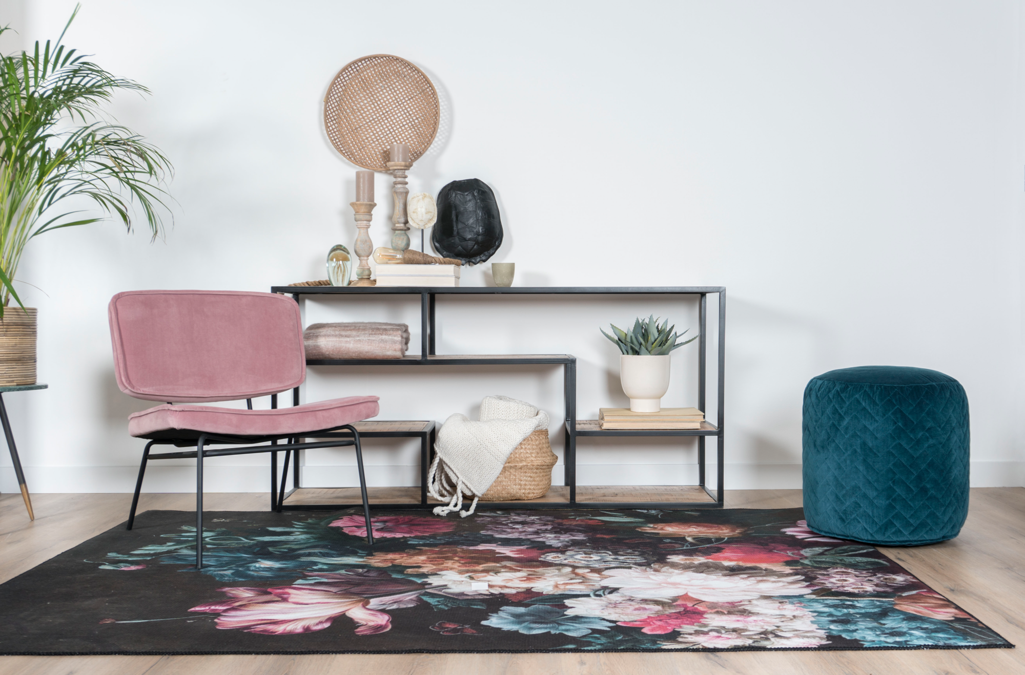 Vloerkleed Flores 160 x 230 cm