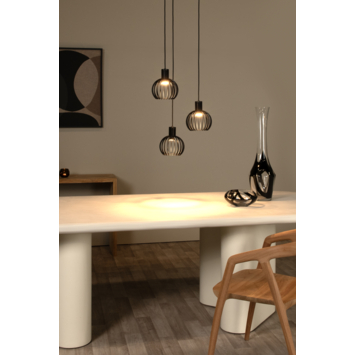 Lucide hanglamp Mikaela zwart