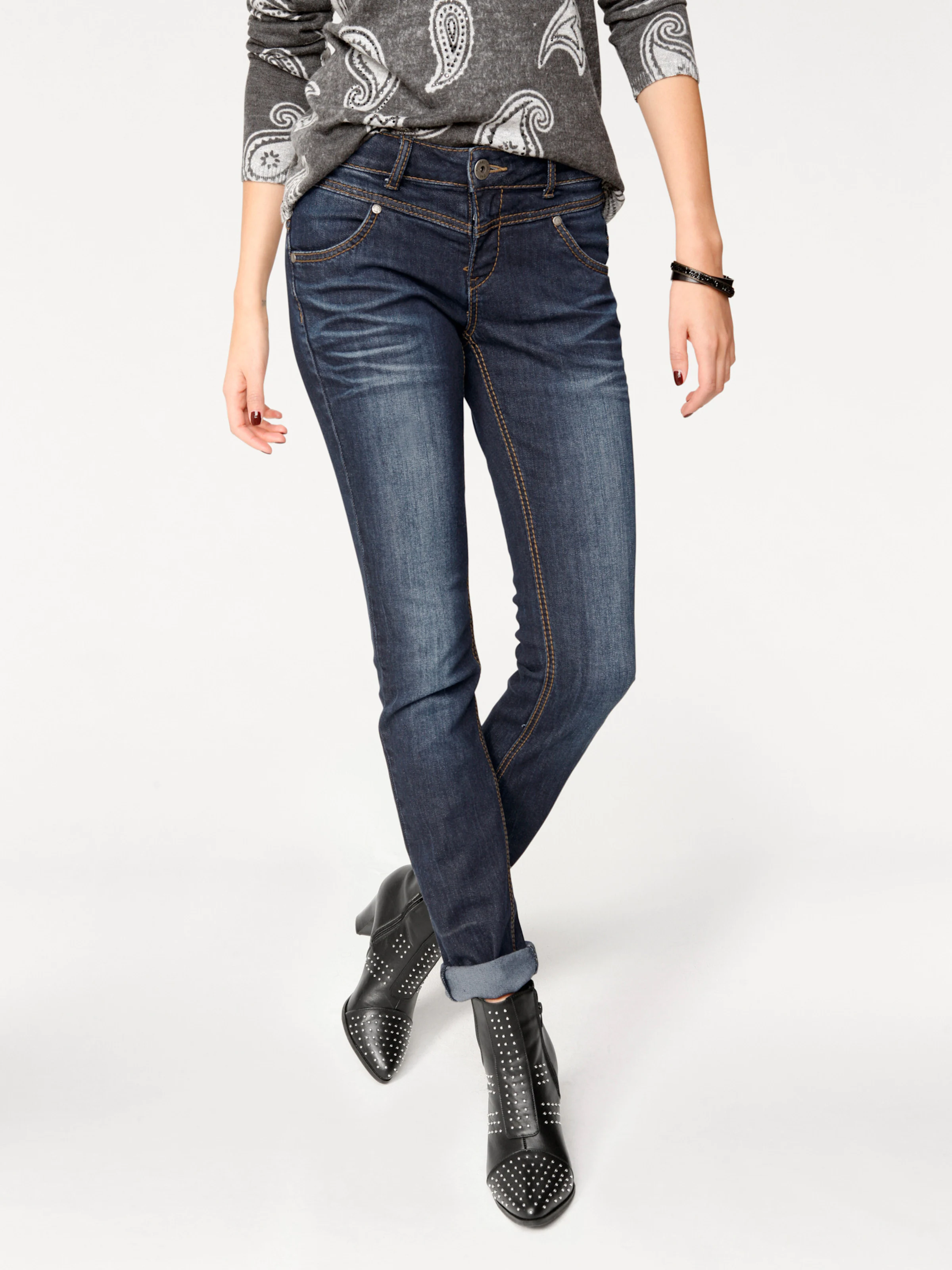 heine Skinny-Jeans in blue denim