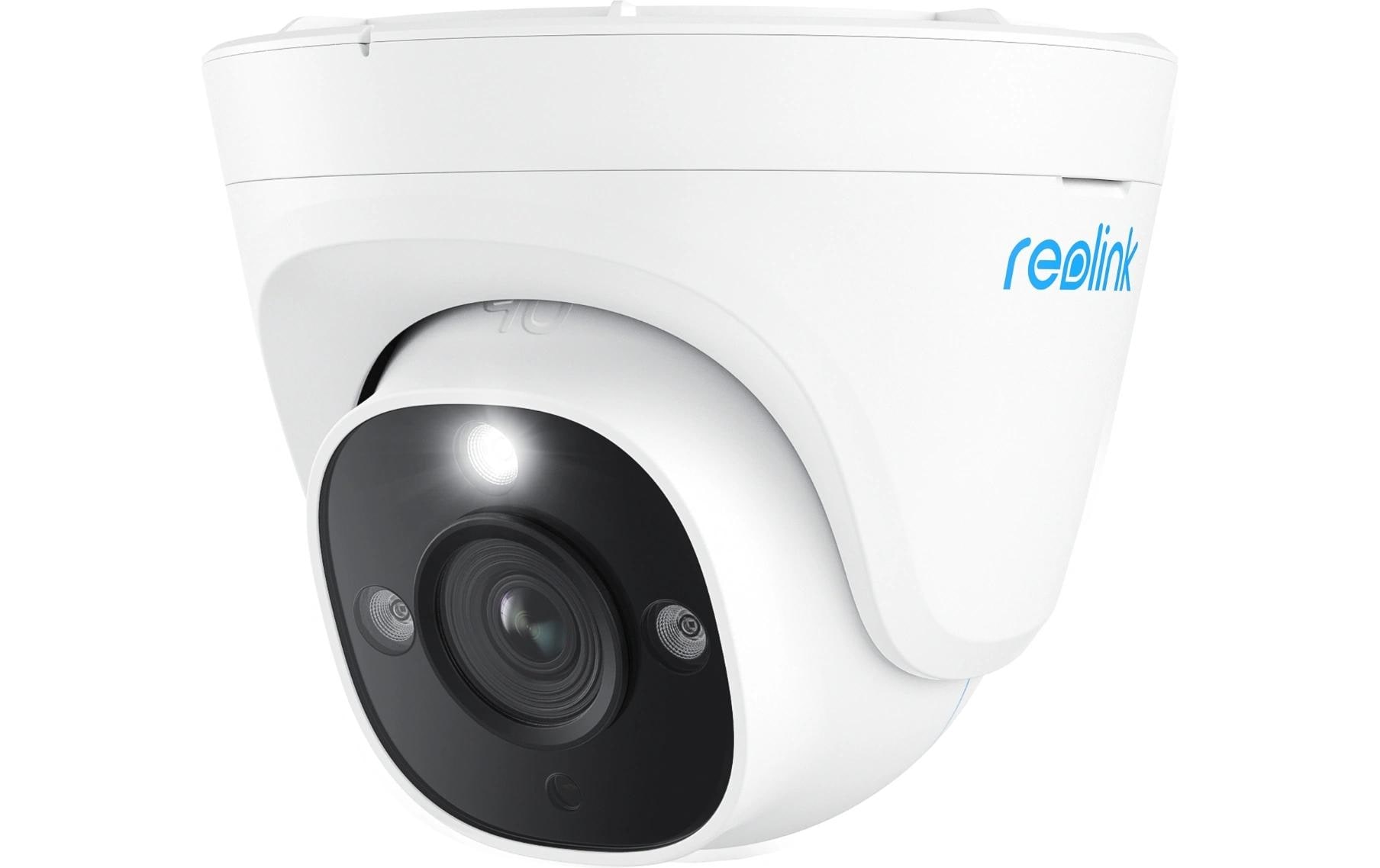 Netzwerkkamera P334 4K Ultra HD PoEWetterfeste PoE Dome-Überwachungskamera mit 8MP, Personen- & Fahrzeugerkennung, 30m Nachtsicht