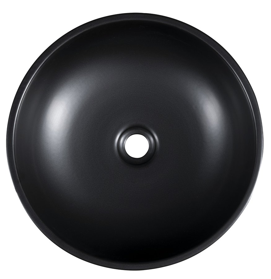 Sapho Priori waskom rond 40cm zwart-groen