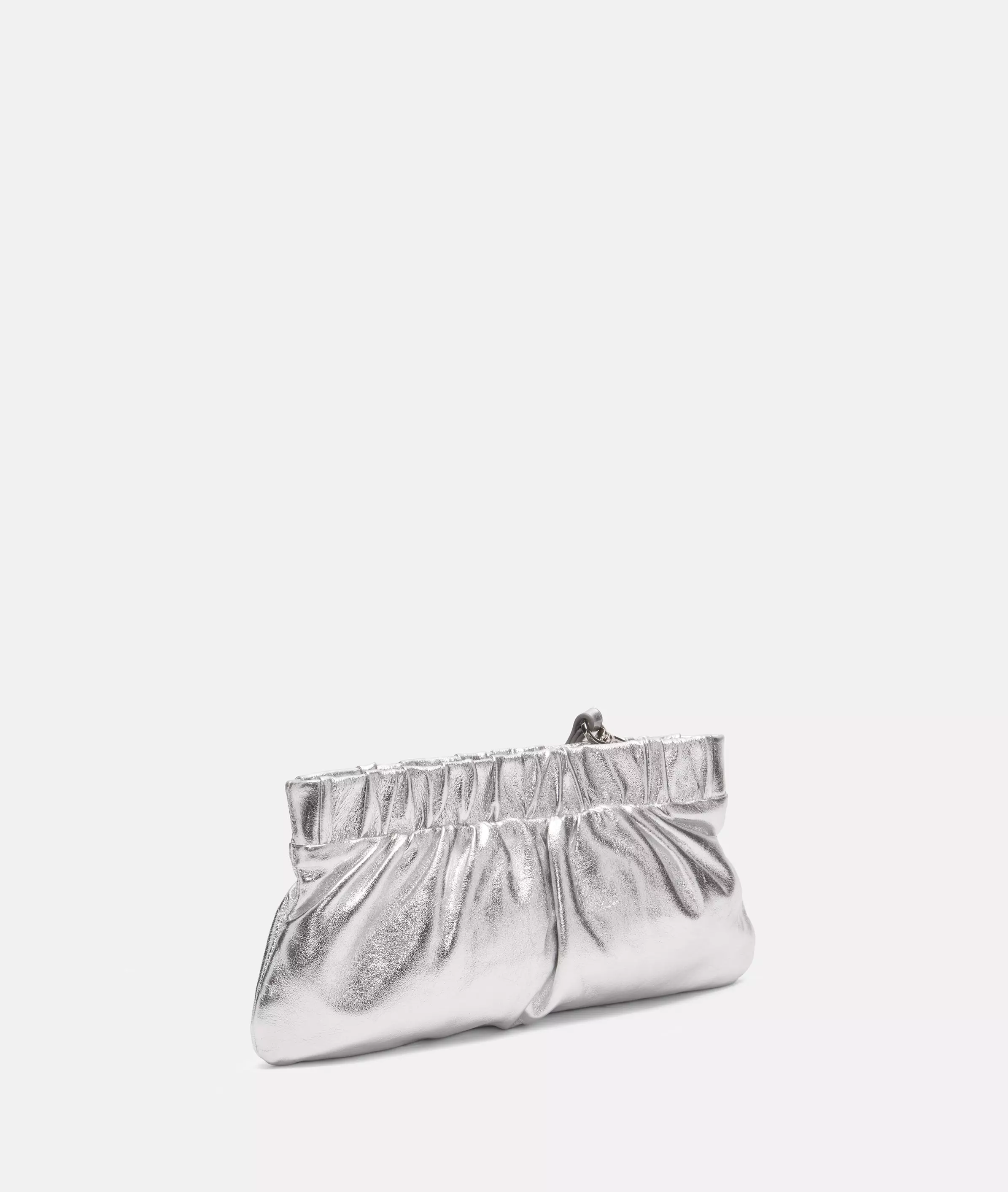 Clutch S Handy clutch with metallic finish