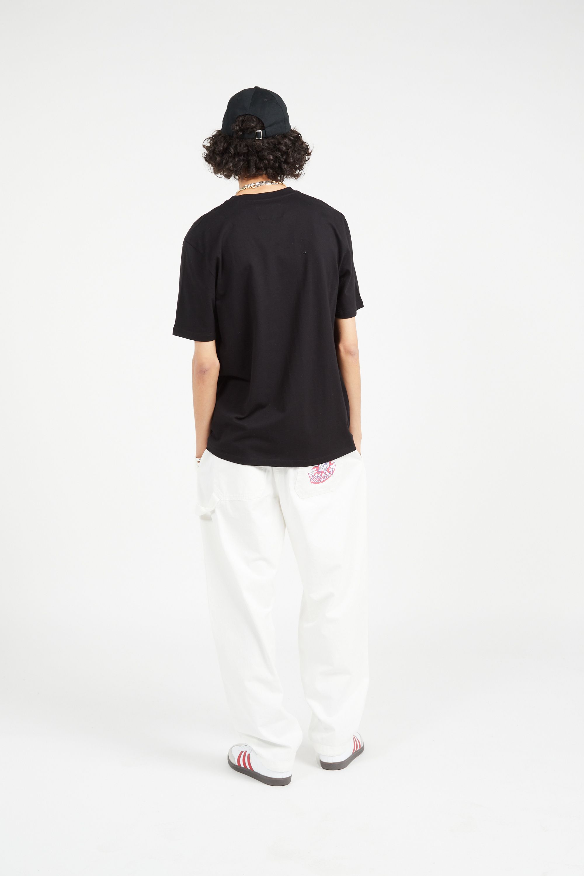ENCRE T-shirt ENTS01GOVE GO VEGAN EAT P Noir