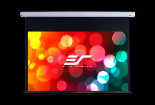 Elite Screens Saker Series SK110XHW-E12 - Projektionsskærm - loftsmonterbar, vægmonterbar - motoriseret - 230 V - 110