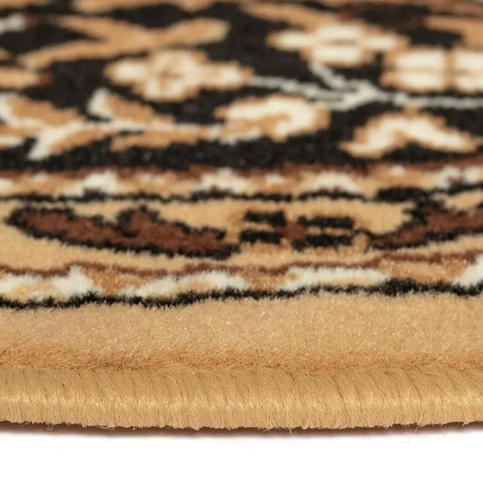 Interieur05 rond vintage Vloerkleed Nain Perzisch bruin - 100 x 100 cm