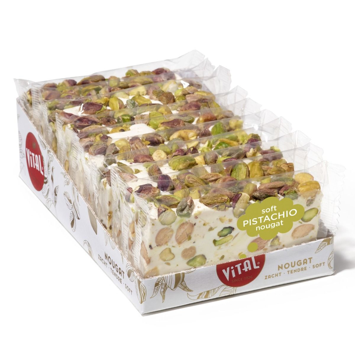 Vital Nougat slice pistache 100 gram