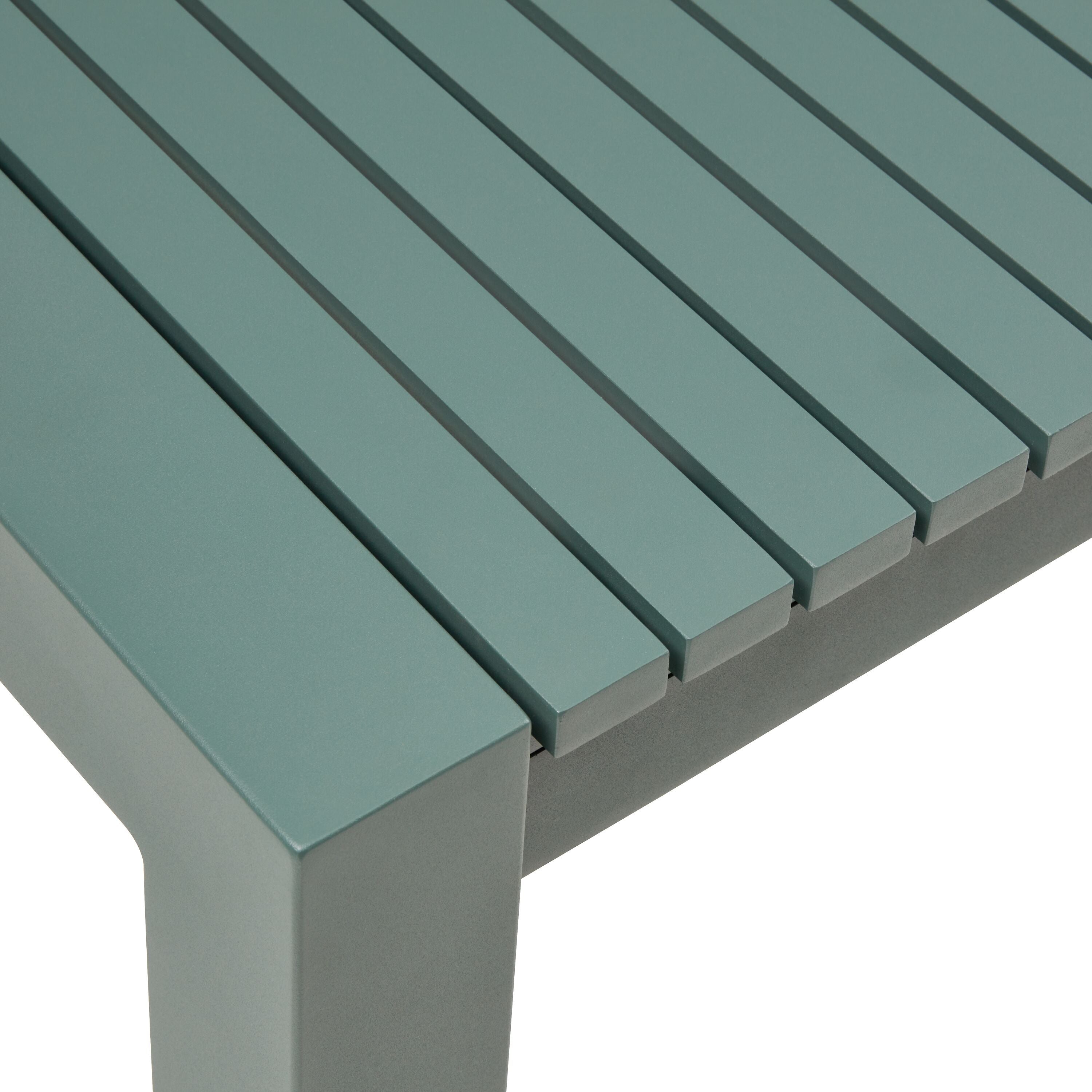 CADIZ Fixtisch - Jungle green / B: 200.0 cm x T: 90.0 cm x H: 75.0 cm
