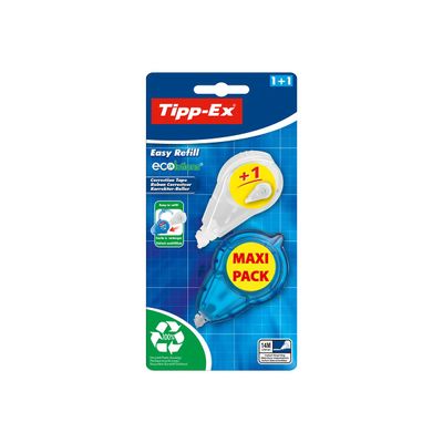 Tipp Ex - Correcteur + Recharge - Easy Refill ecolutions - 5 mm x 14 m