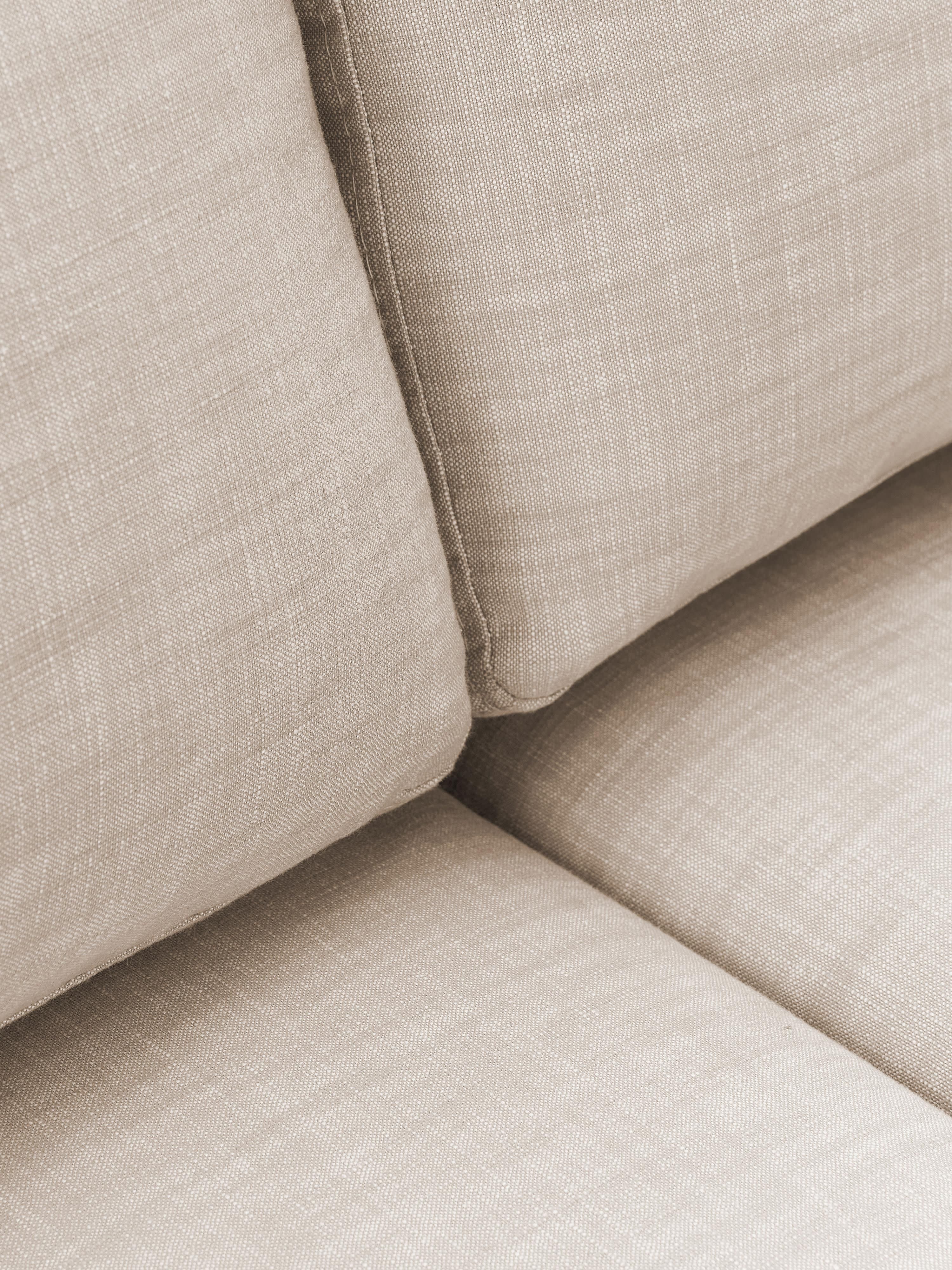 Modulaire bank Russell (4-zits) met poef (links/rechts)