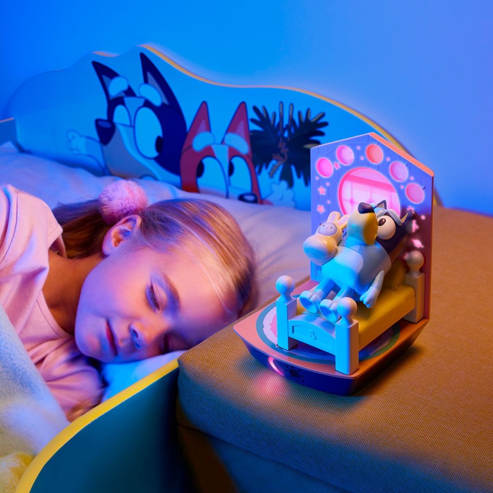 Bluey - Goglow - 2-I-1 Natlampe Og Lommelygte