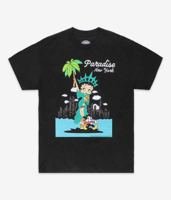 Paradise NYC Liberty Palm T-Shirt (black)