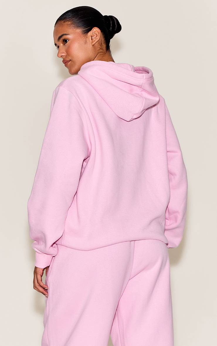 Rose Sweat À Casynthétiqueche Oversize Brodé Crème Beurre