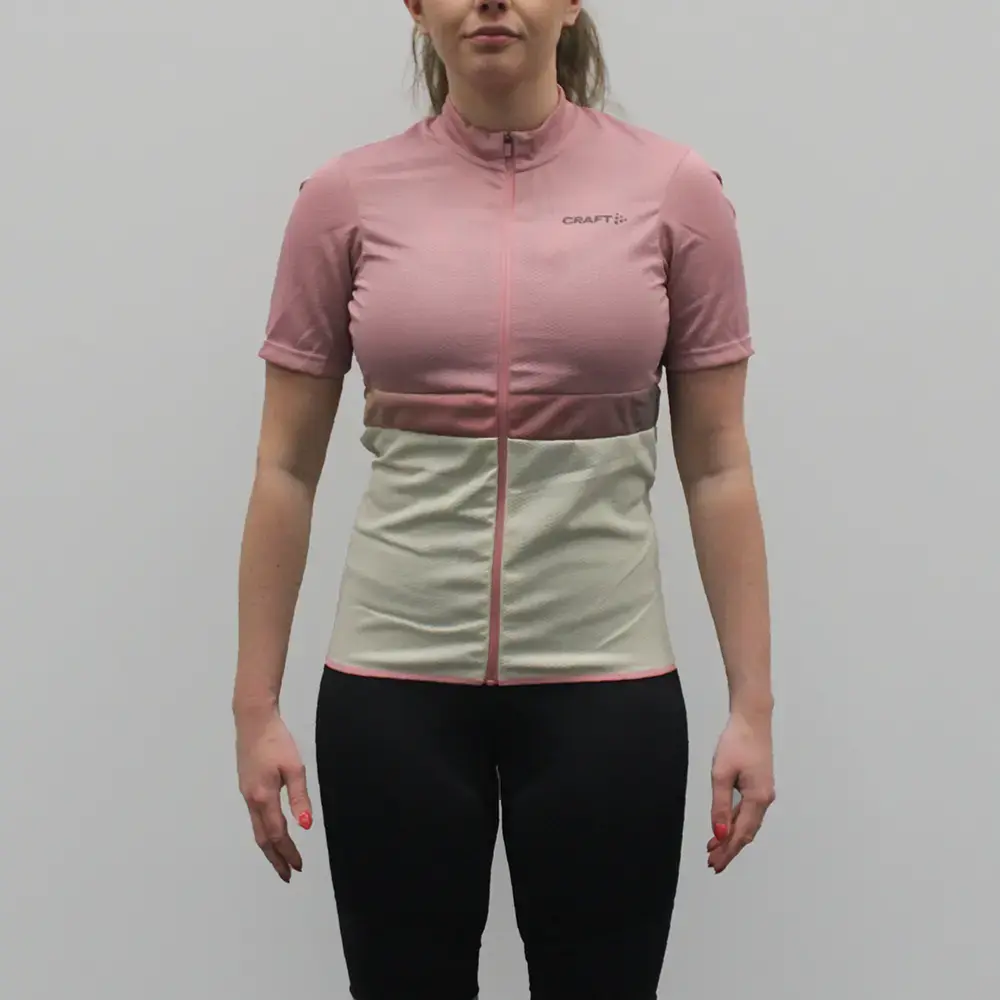 Craft CORE Endurance Fietsshirt Korte Mouwen Roze/Wit Dames