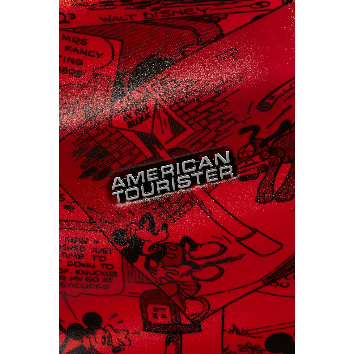 American Tourister Wavebreaker Disney Spinner 55/20 TSA mickey comics red