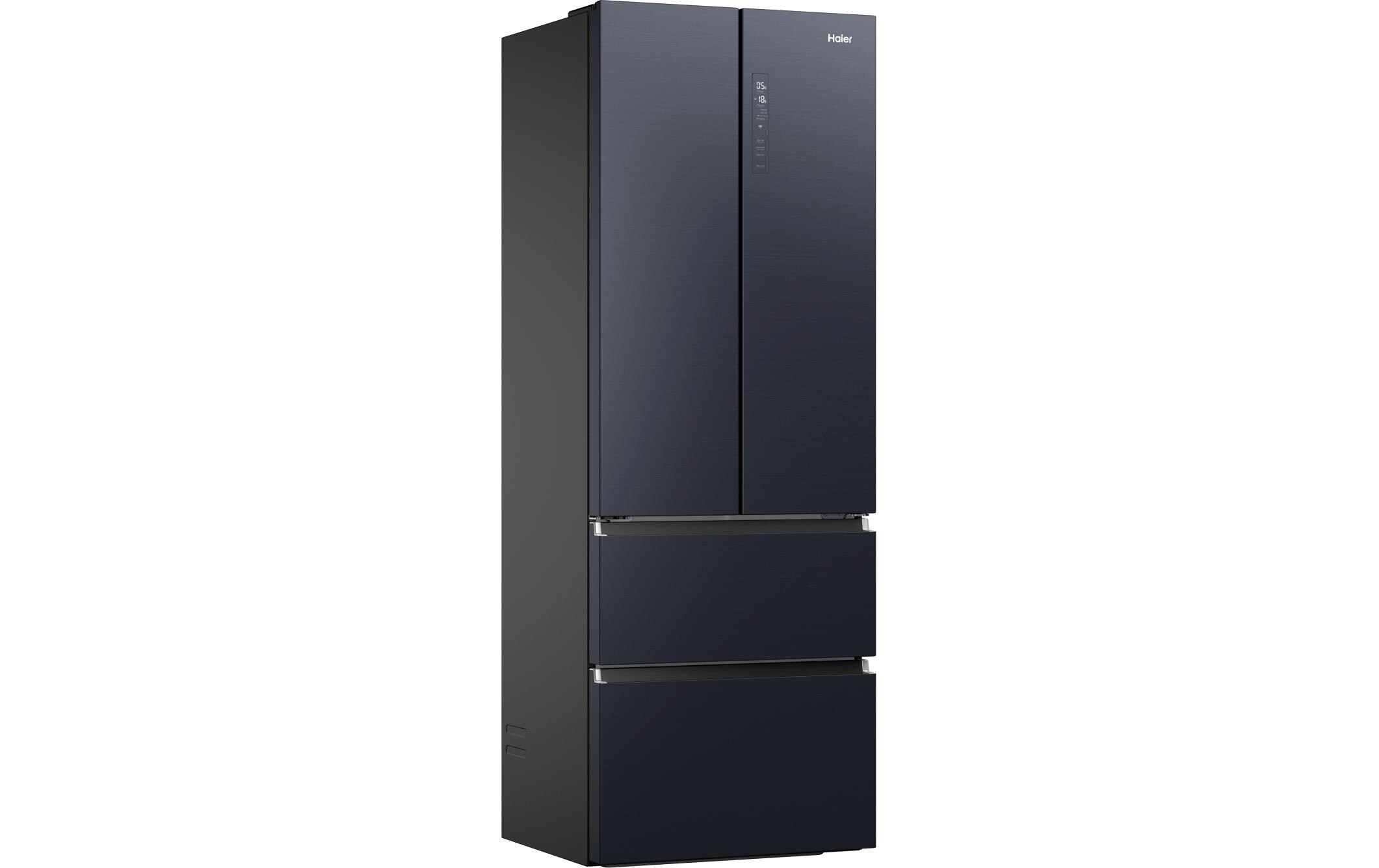Foodcenter HFW7720ENMB Schwarz<br>Side by Side Kühlgerät