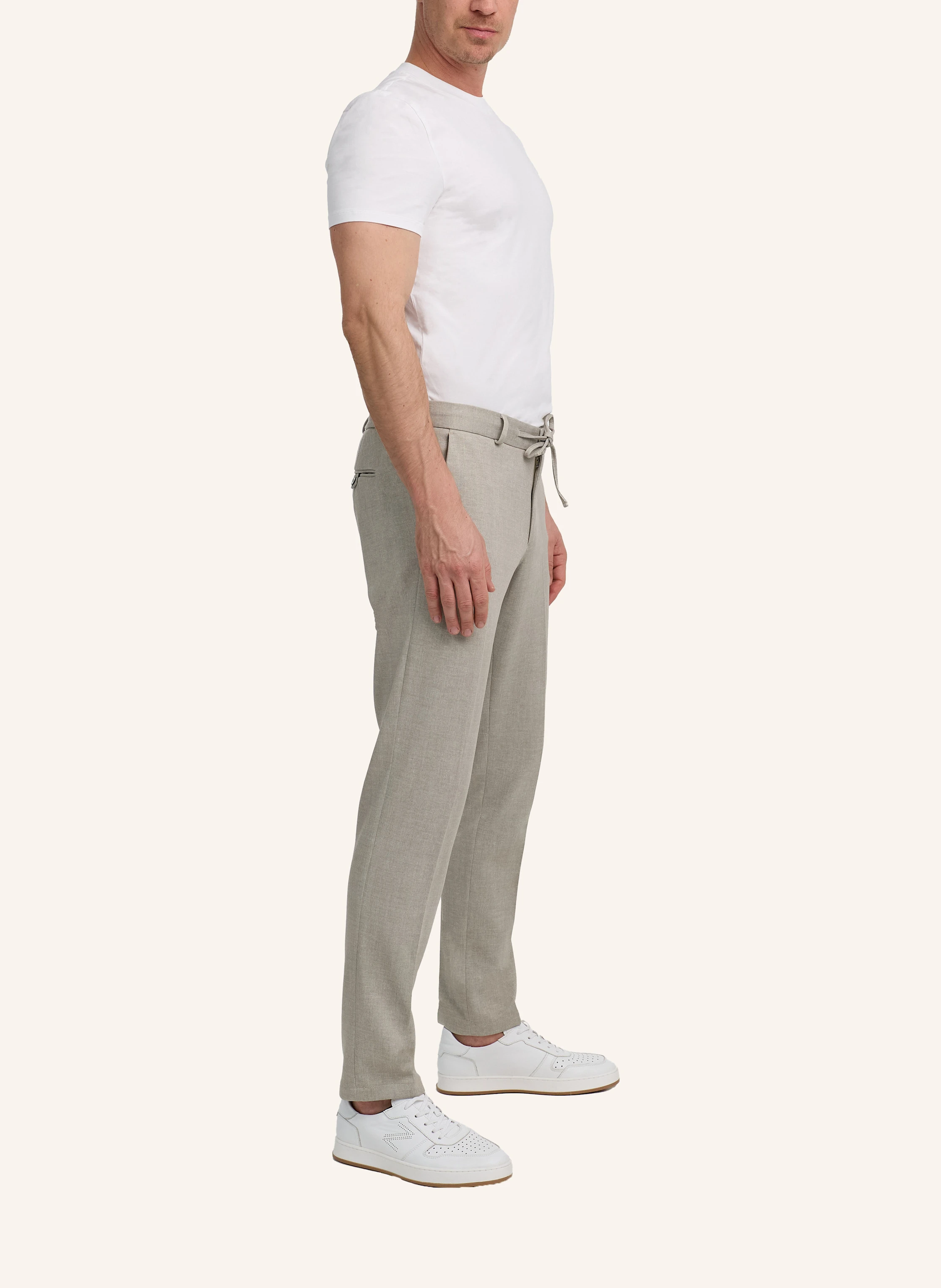 ZUITABLE Anzughose DISPARTAFLEX Slim Fit aus Jersey
