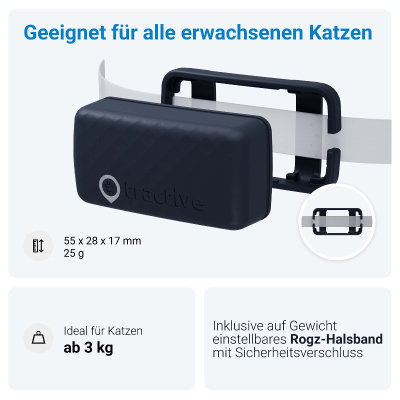 Tractive GPS Tracker Cat5 Mini für Katzen