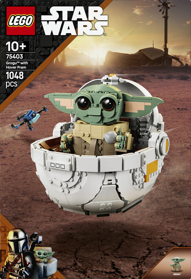 Lego Grogu med svævevogn 75403
