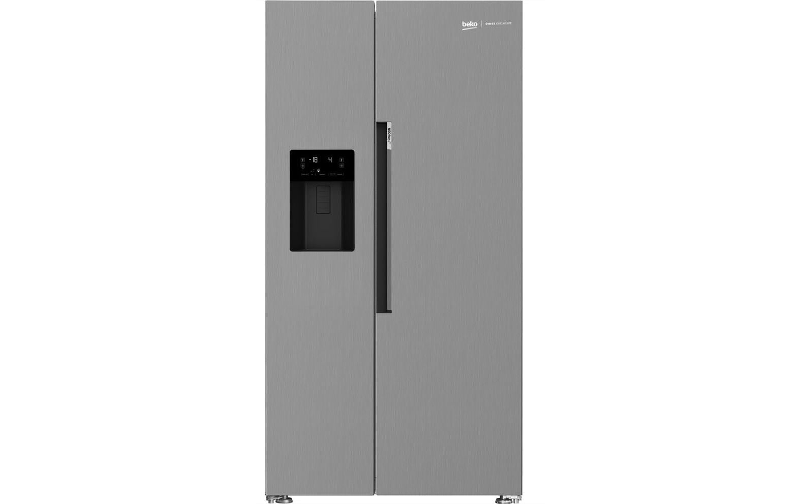 Foodcenter GN162341PTCHN Silber<br>Side by Side Kühlgerät mit Eiswürfelspender
