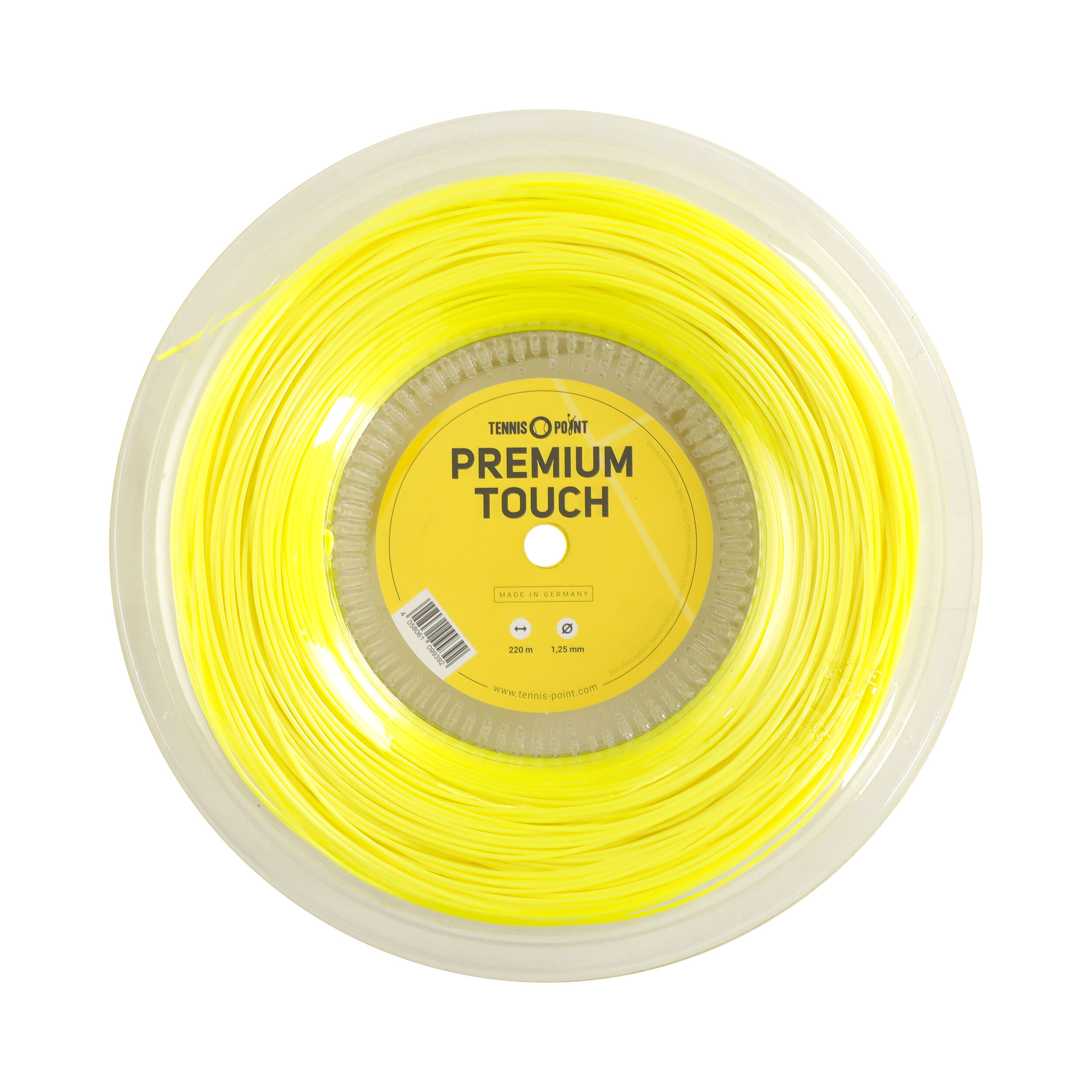 Tennis-Point Premium Touch Bobine Cordage 220m - Jaunes Fluo