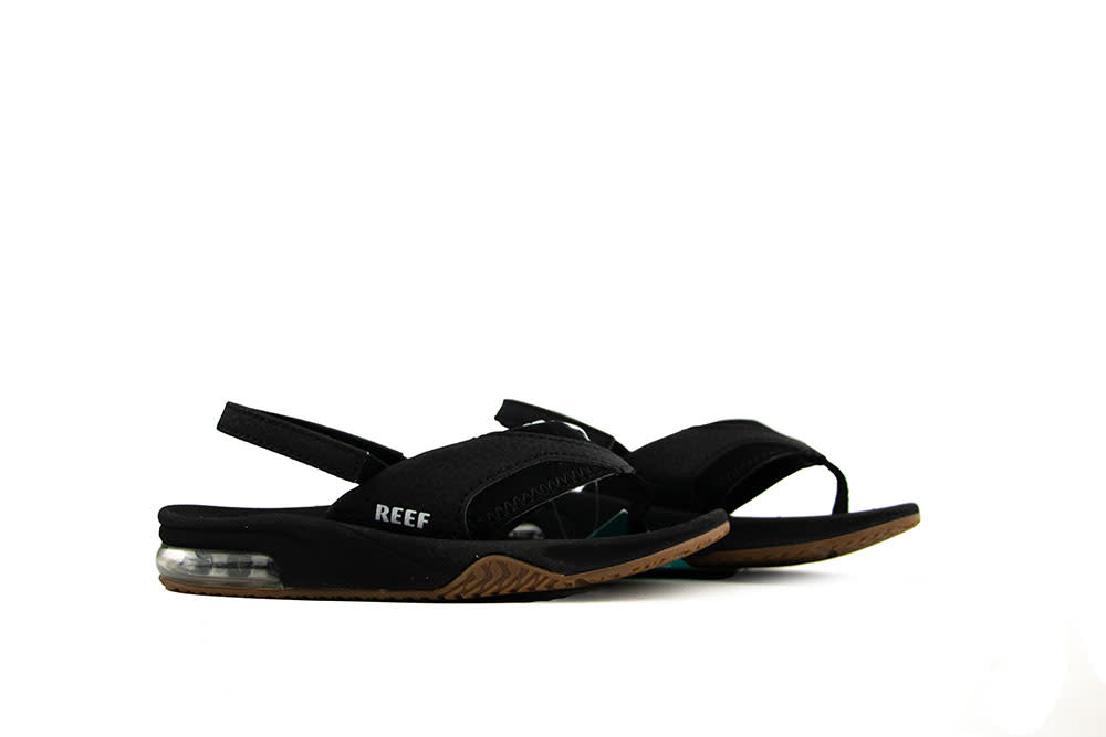 Reef Little Fanning Black Silver