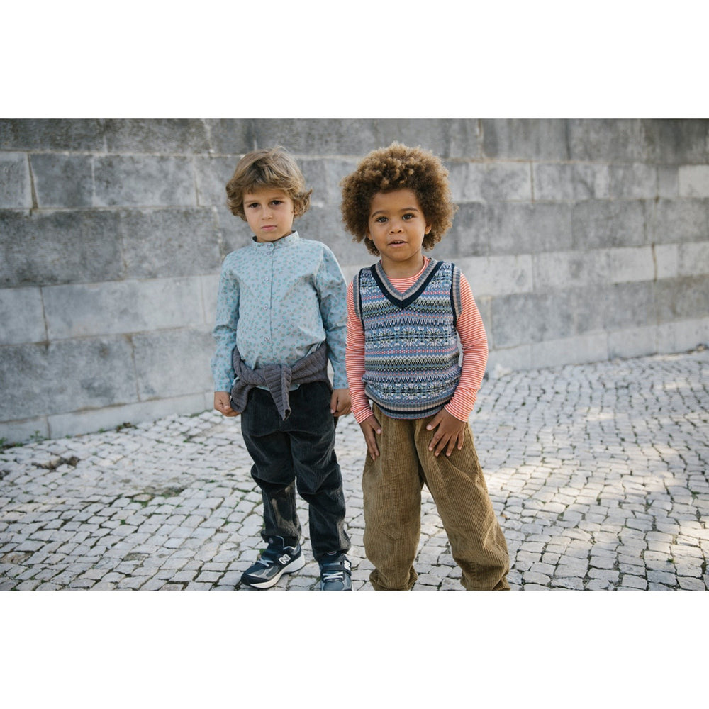 Køb MarMar Light Cotton Wool Fair Isle Fair Isle Taj Strikket Vest