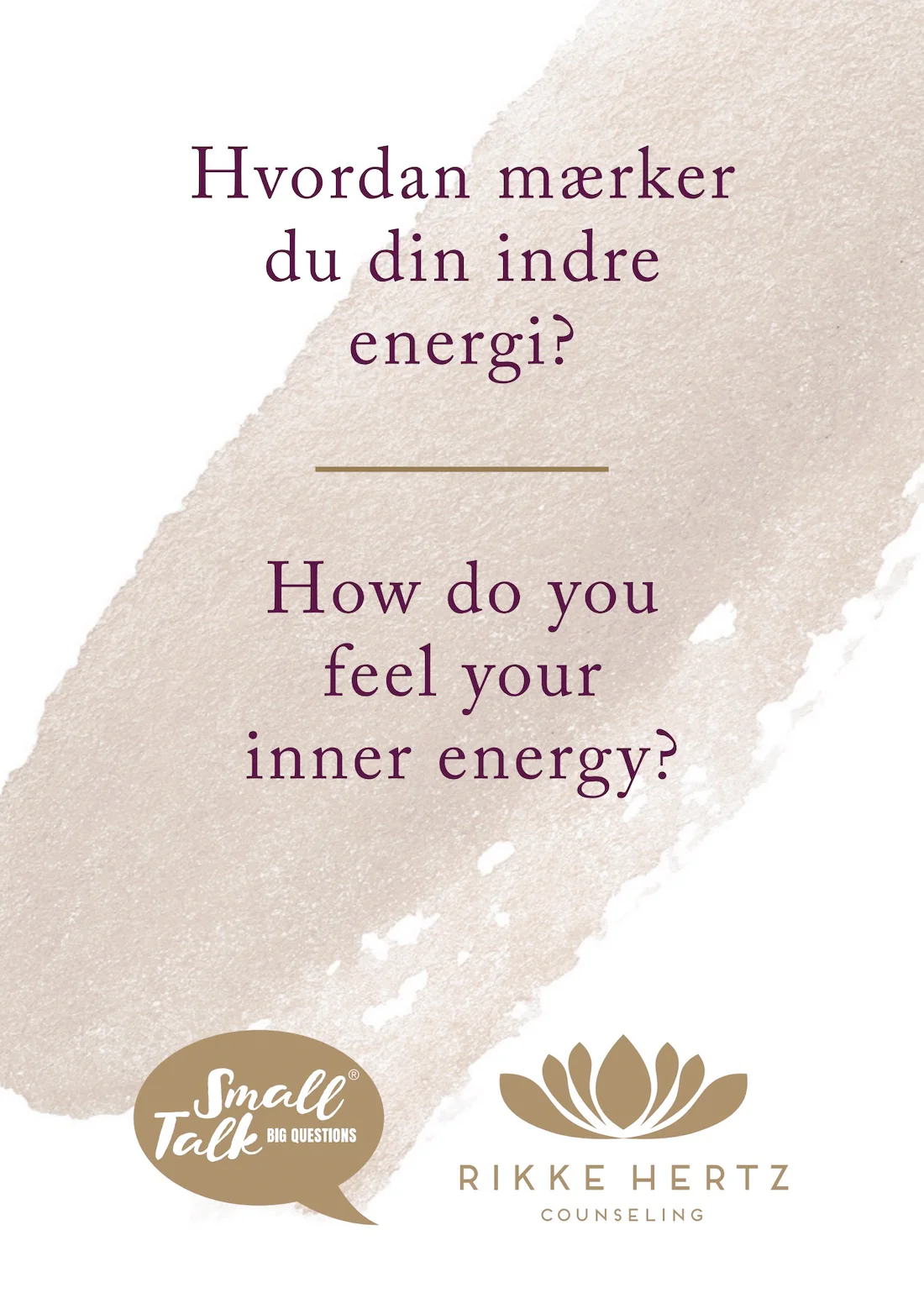 New Mags  Small Talk - Big Questions Energi kort